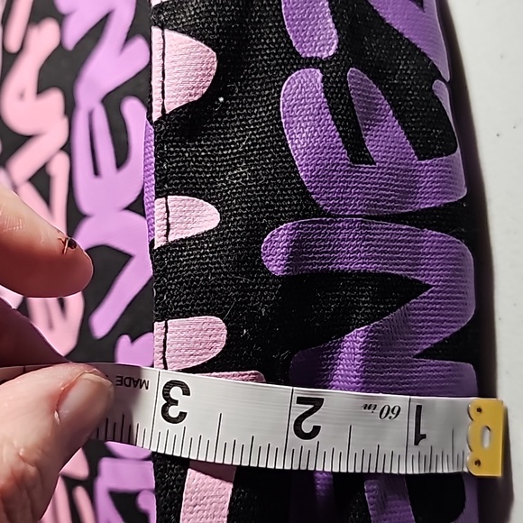 Robin Ruth RR Venezia crossbody canvas tote bag snap top comfort strap VGUC - Picture 8 of 12